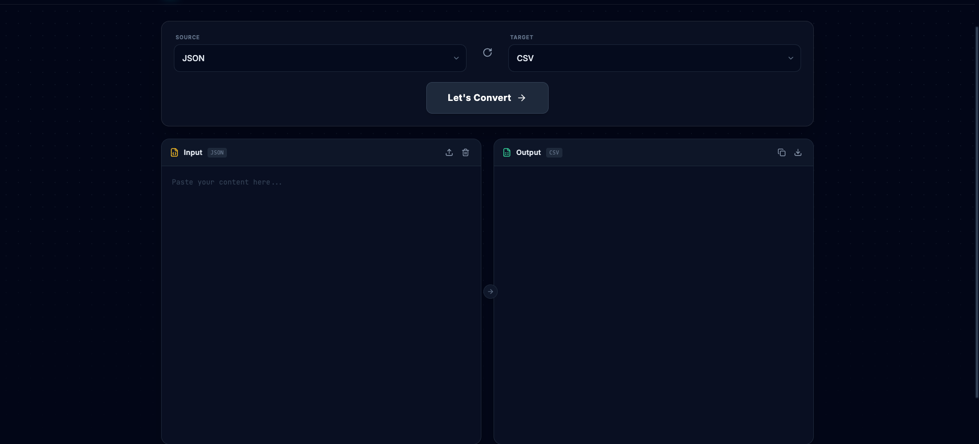 Empty DataFormatX Interface